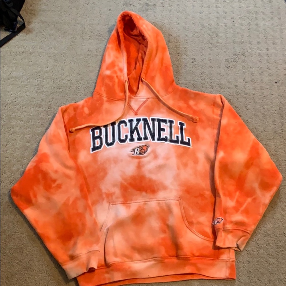 Bucknell Bleach Tie Dye Hoodie